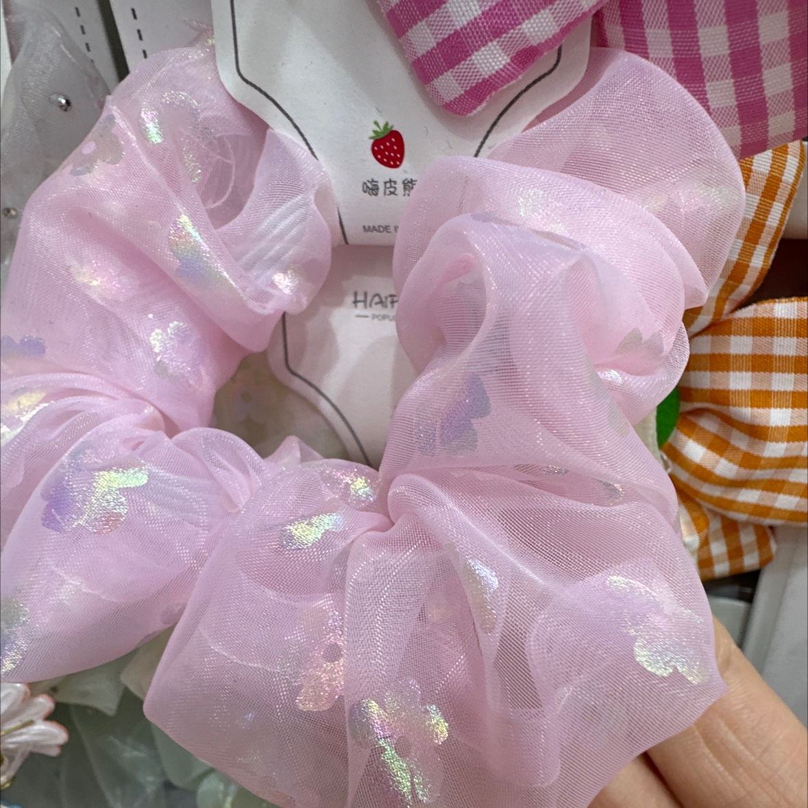 大肠发圈地摊热销 头饰头绳套装 木梳加厚款 时尚女生发饰 简约耐用不伤发