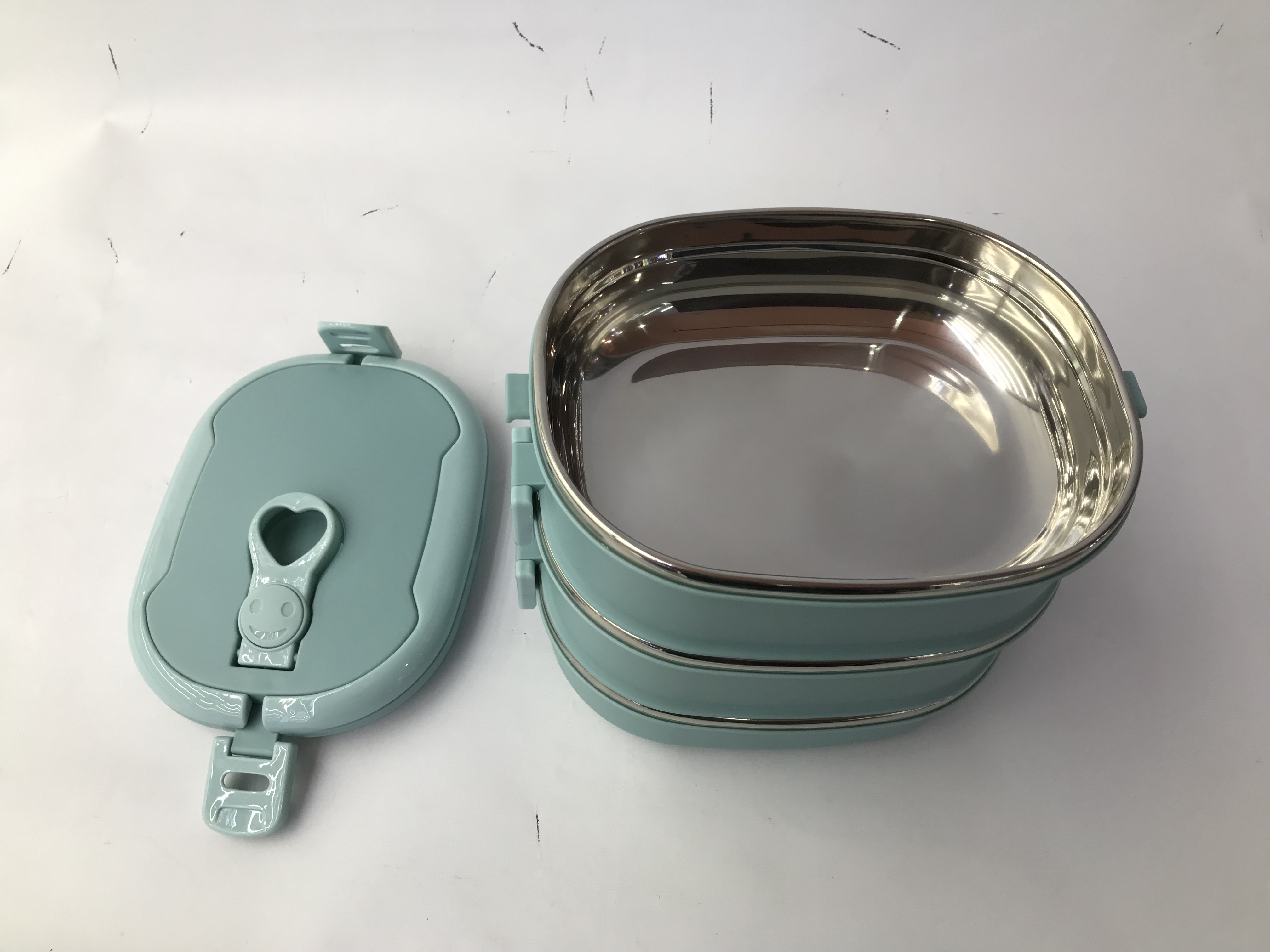 便当盒不锈钢保温饭盒 饭餐盒保温便携式 一体式设计 食品级材质 安全健康 热饭热菜不再是梦细节图
