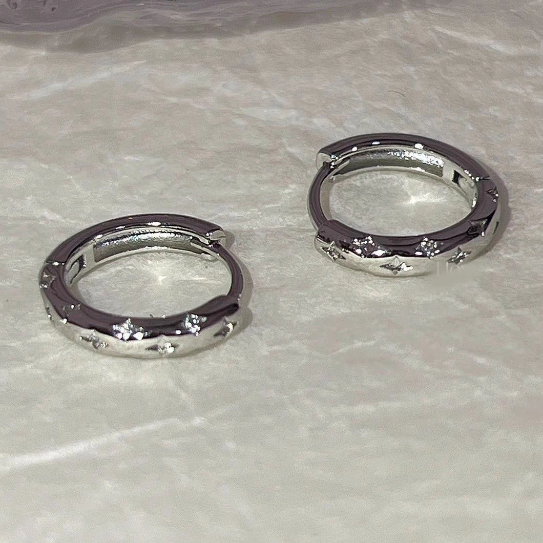 925 Silver ear rings, fashionable and elegant for women, anti-allergy ear buckles, new Korean version earrings, 449 accessories, earrings, earrings, stud accessories detail image 3