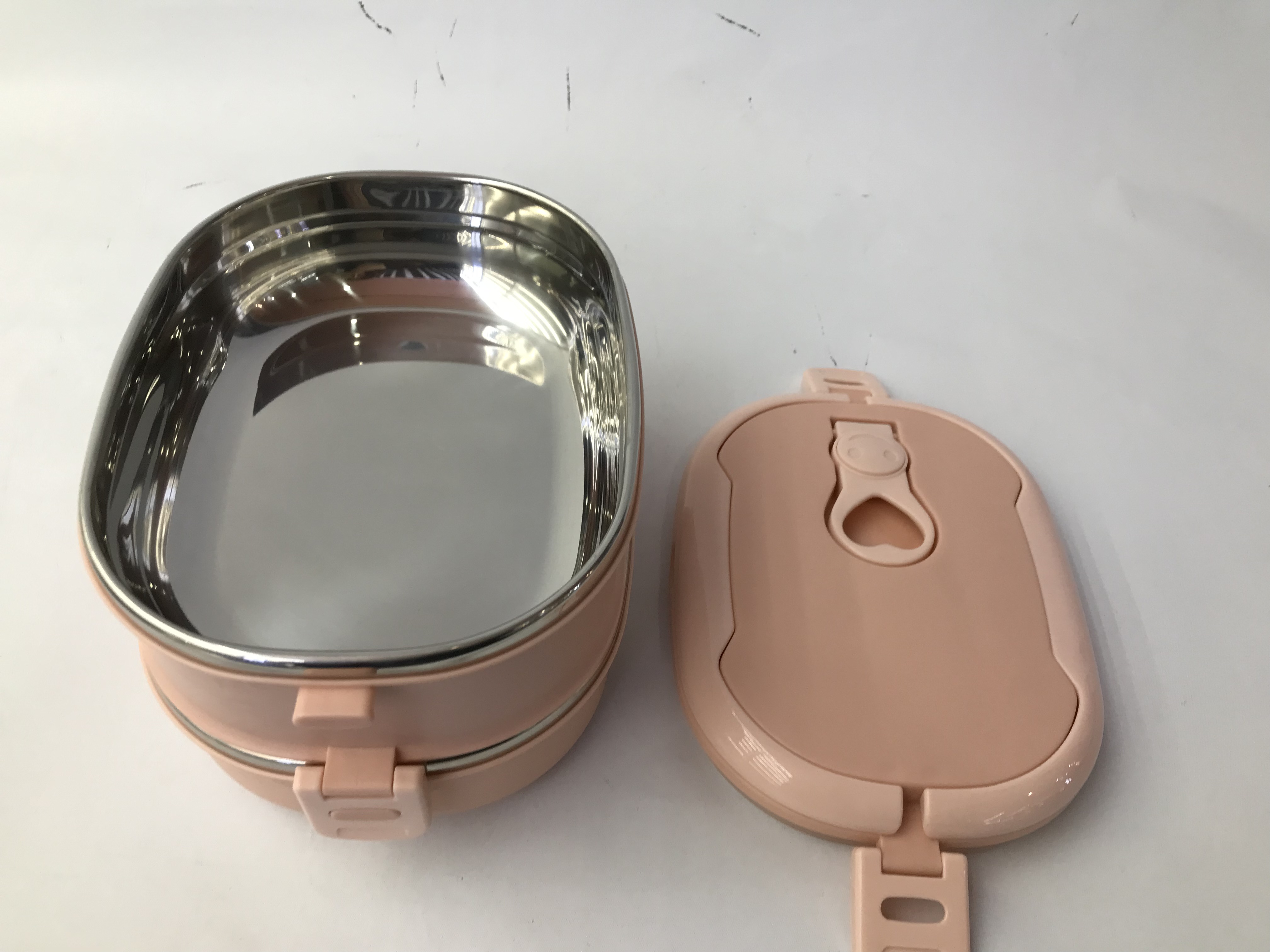 不锈钢保温饭盒 便当盒 饭餐盒 保温饭盒 高品质便携式保温便当盒 保温效果好 食物新鲜保温饭盒 detail image 2