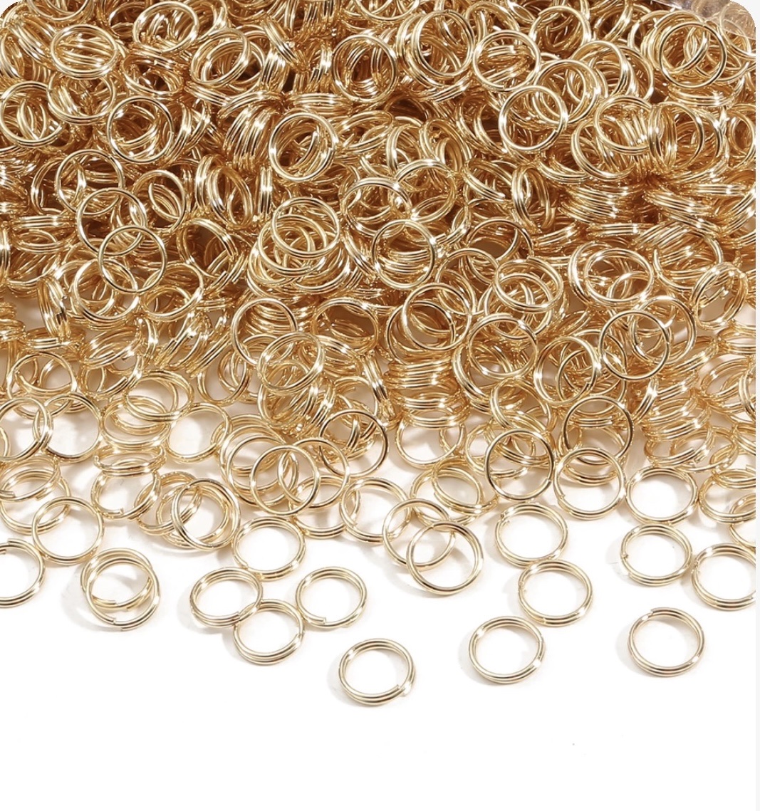 حلقات دائرتين دائرتين مزودتين بأطقم مصنوعة من الخزف اللينة ذات اللؤلؤ المعدنية Specification image