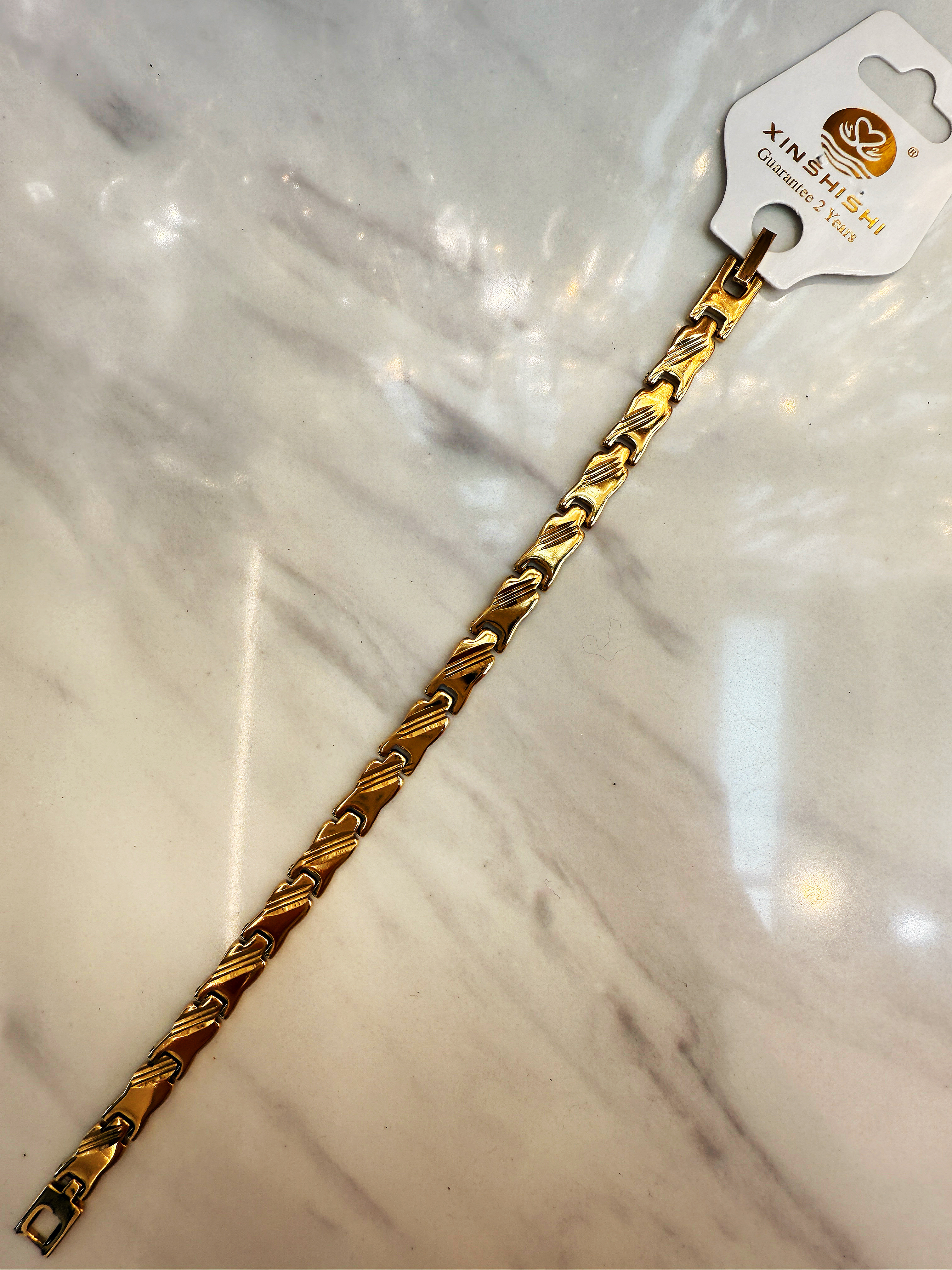 金色手串饰品 不锈钢手链 时尚潮流女士手链 高档镀金饰品 精致手链礼物详情图4