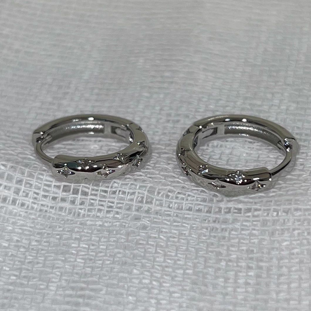 925 Silver ear rings, fashionable and elegant for women, anti-allergy ear buckles, new Korean version earrings, 449 accessories, earrings, earrings, stud accessories detail image 2