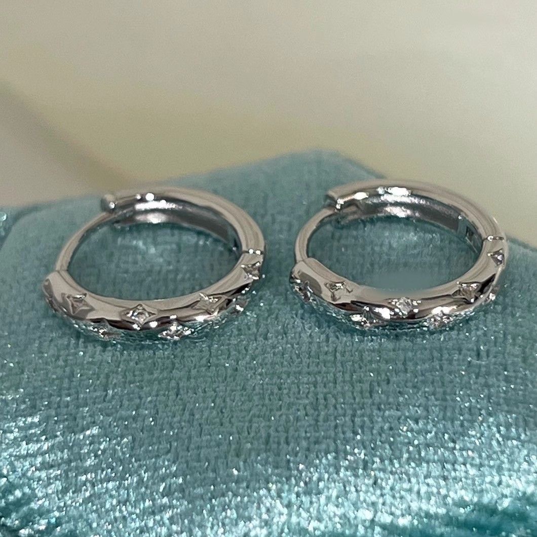 925 Silver ear rings, fashionable and elegant for women, anti-allergy ear buckles, new Korean version earrings, 449 accessories, earrings, earrings, stud accessories detail image 4