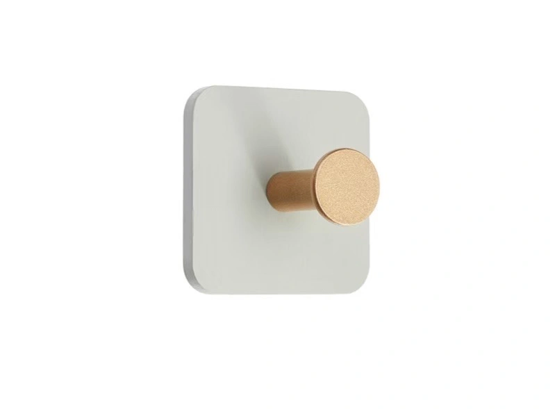 Seamless hook, adhesive hook, made of wood, easy to bear weight, schoolbag hook, simple design, essential for home use, multi-functional hook detail image 3