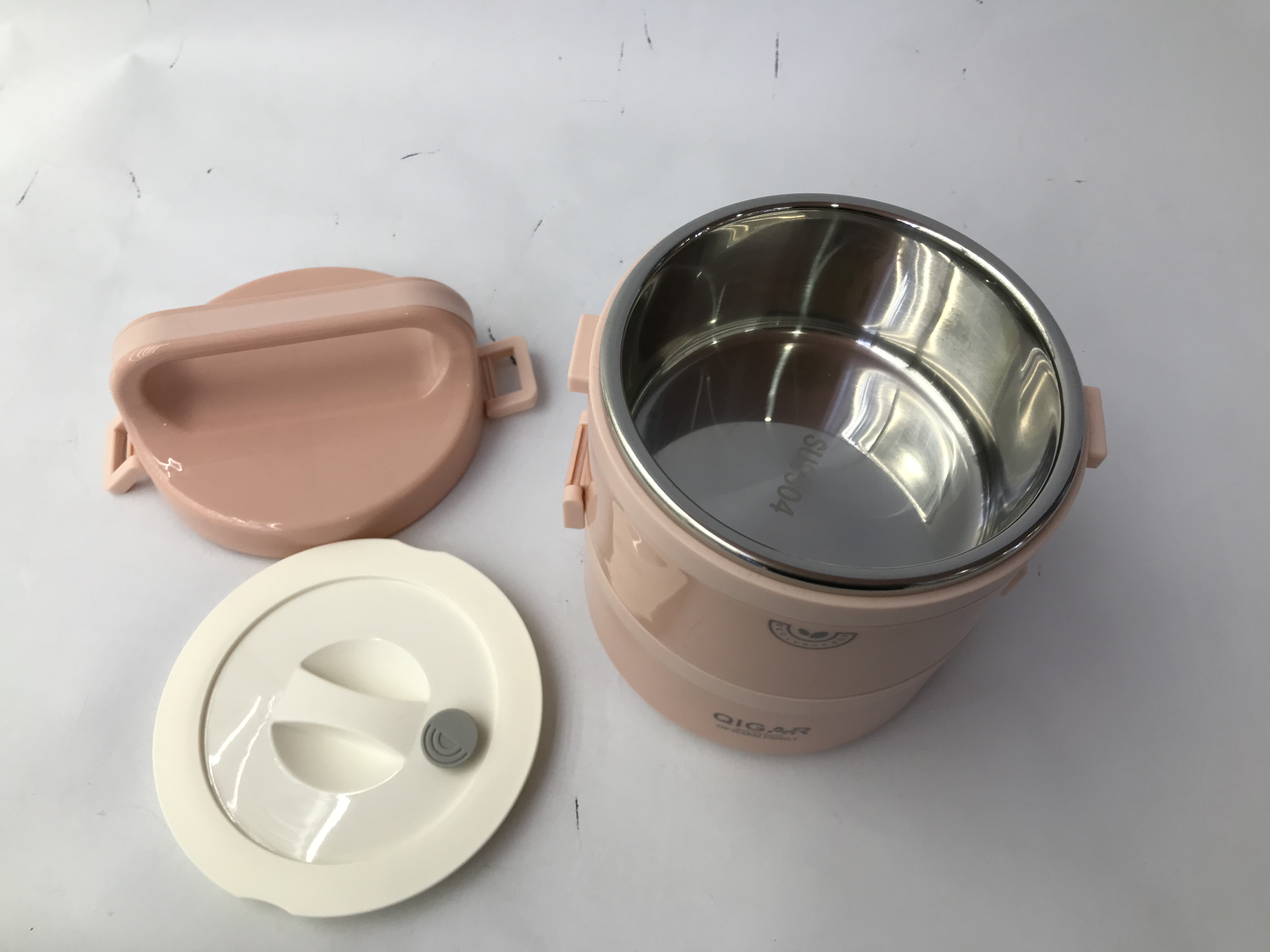 不锈钢保温饭盒便当盒 高级饭餐盒 便携式保温饭盒 保温长久 热饭热菜不是问题详情图2