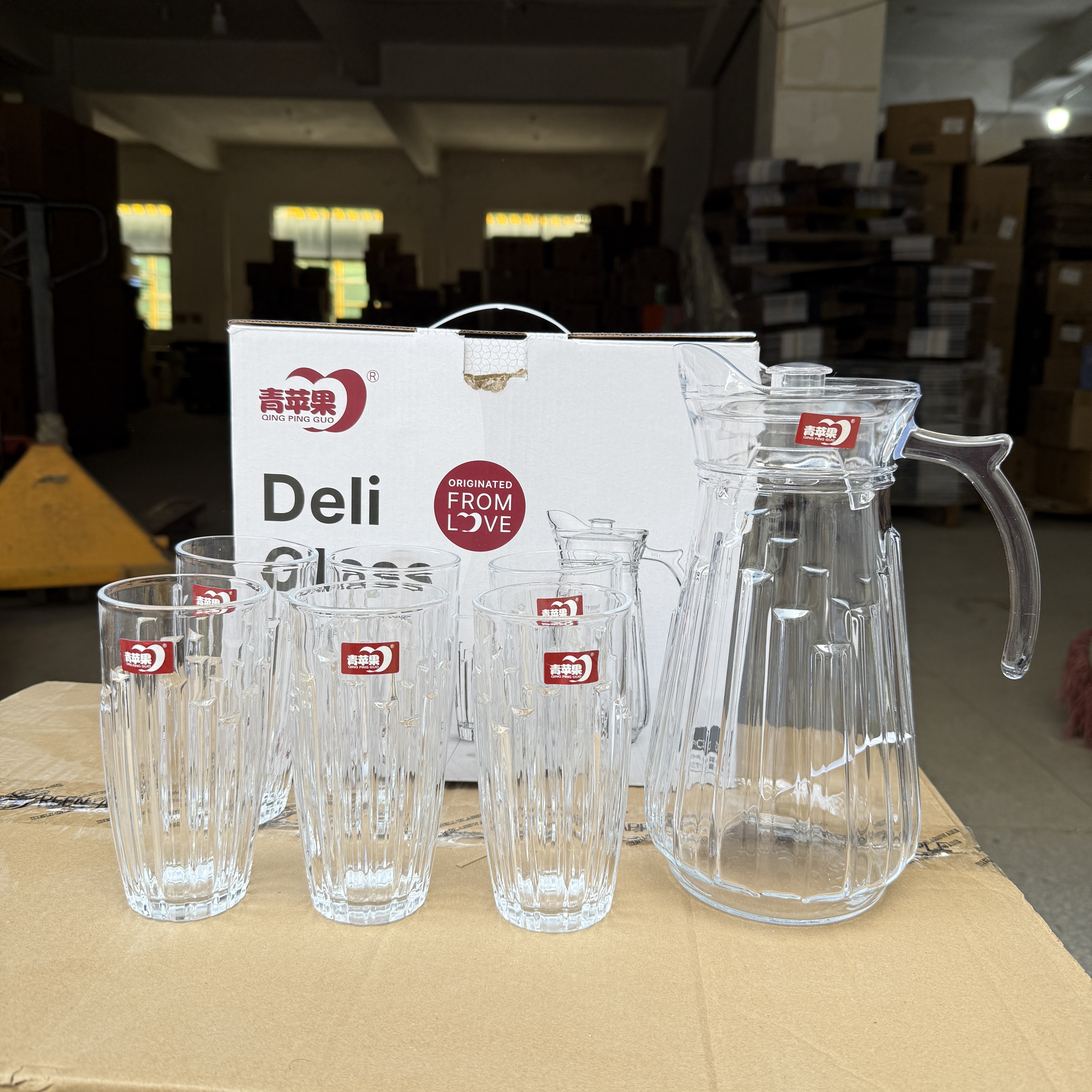 玻璃水壶套装 优雅生活必备品玻璃水壶