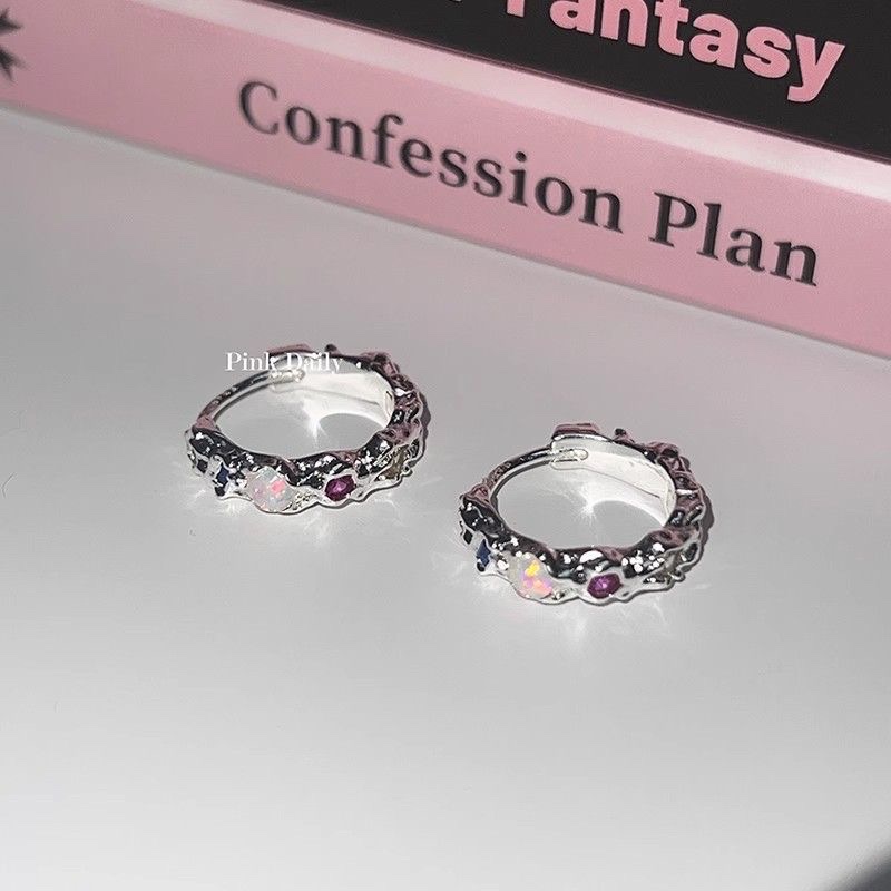925 Silver ear rings, fashionable and elegant for women, anti-allergy ear buckles, new Korean version earrings, 448 accessories, earrings, earrings, stud accessories detail image 2
