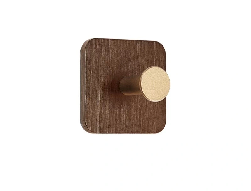 Seamless hook, adhesive hook, made of wood, easy to bear weight, schoolbag hook, simple design, essential for home use, multi-functional hook detail image 2