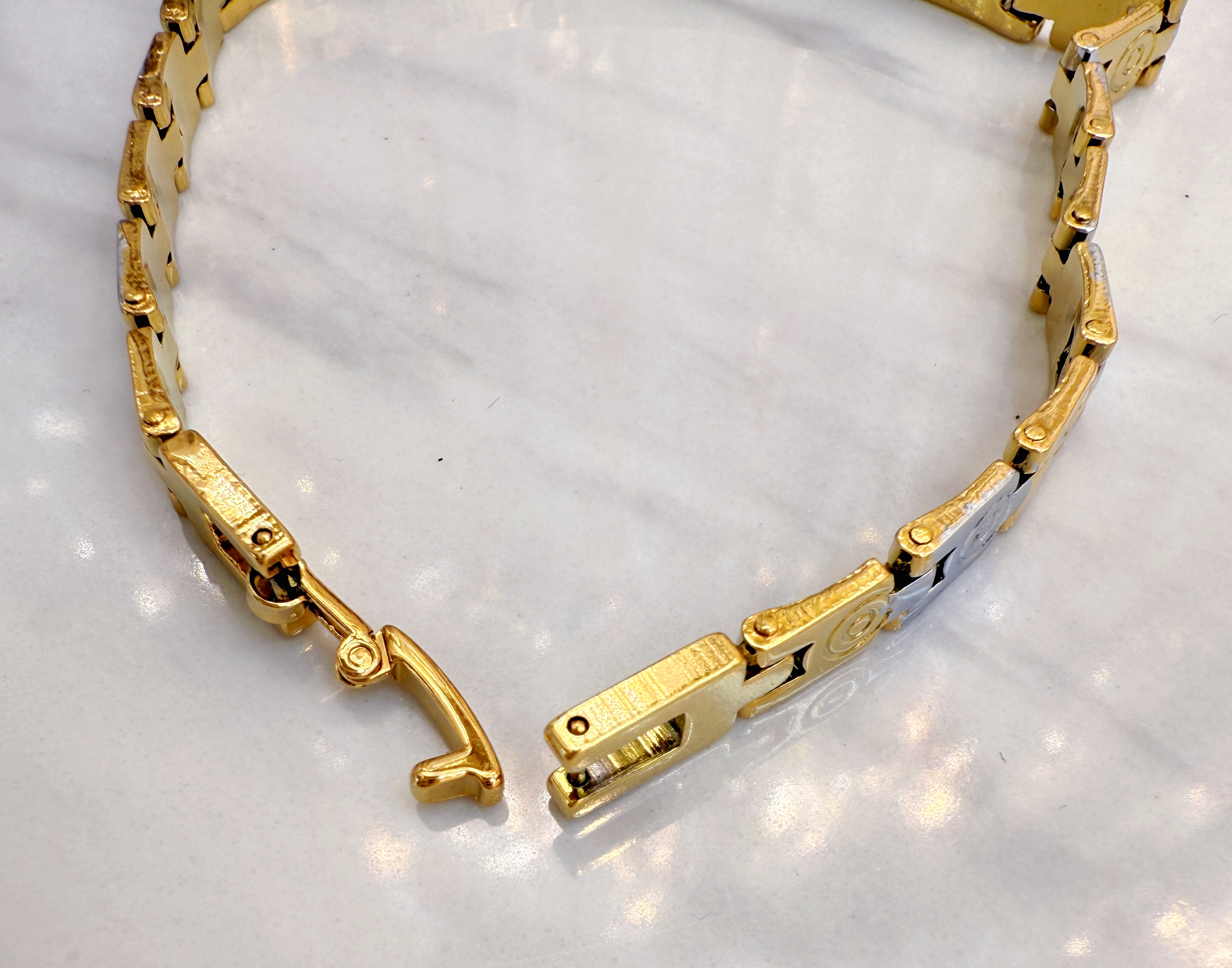 镀18K金手串手链 高档饰品 不锈钢手链 精致不褪色饰品 手链女士首饰款式多样详情图6