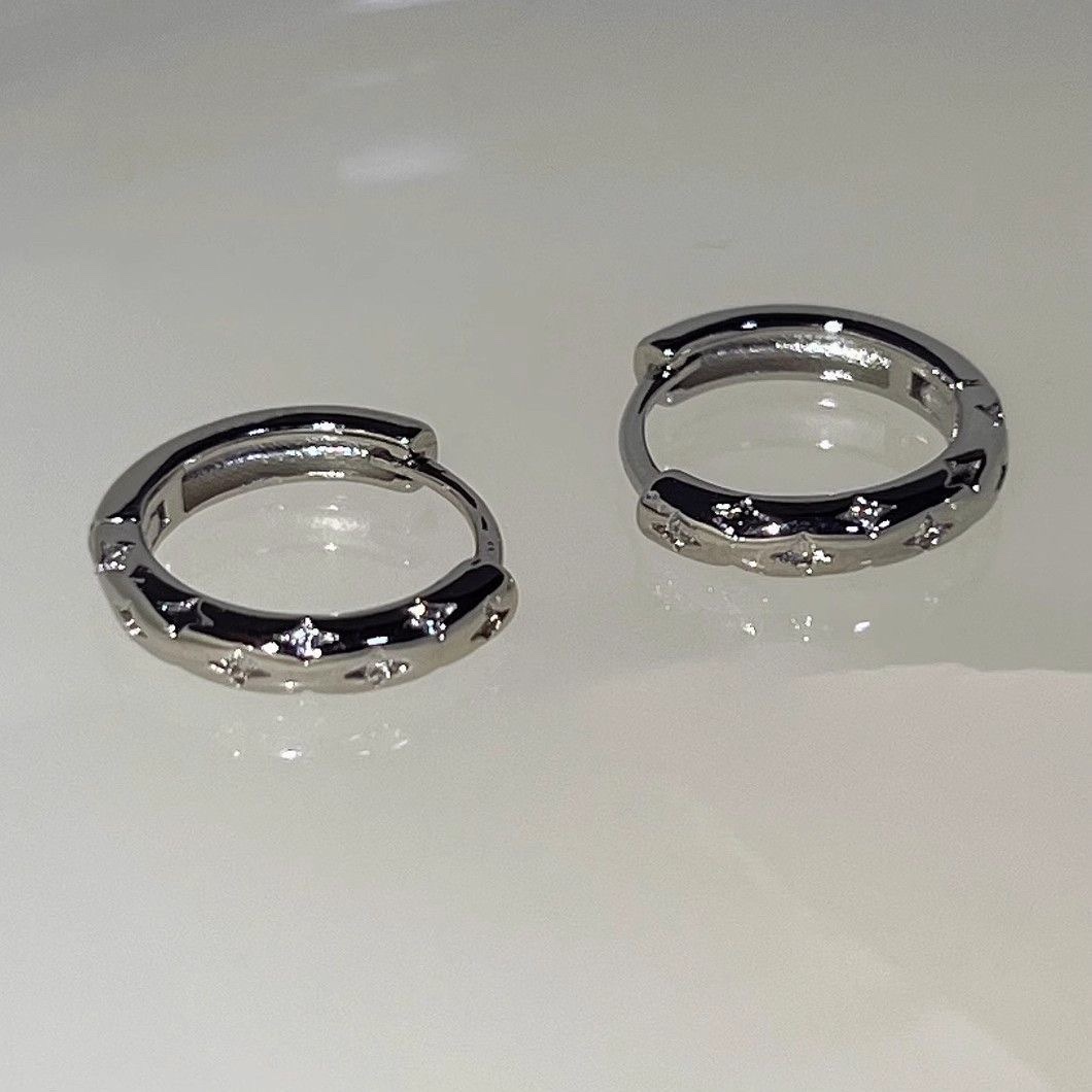 925 Silver ear rings, fashionable and elegant for women, anti-allergy ear buckles, new Korean version earrings, 449 accessories, earrings, earrings, stud accessories detail image 6