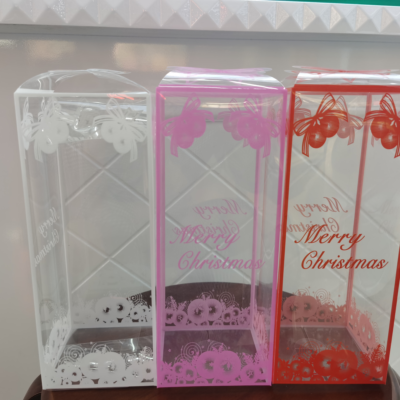 3色花盒产品包装盒塑料盒可定制花色1