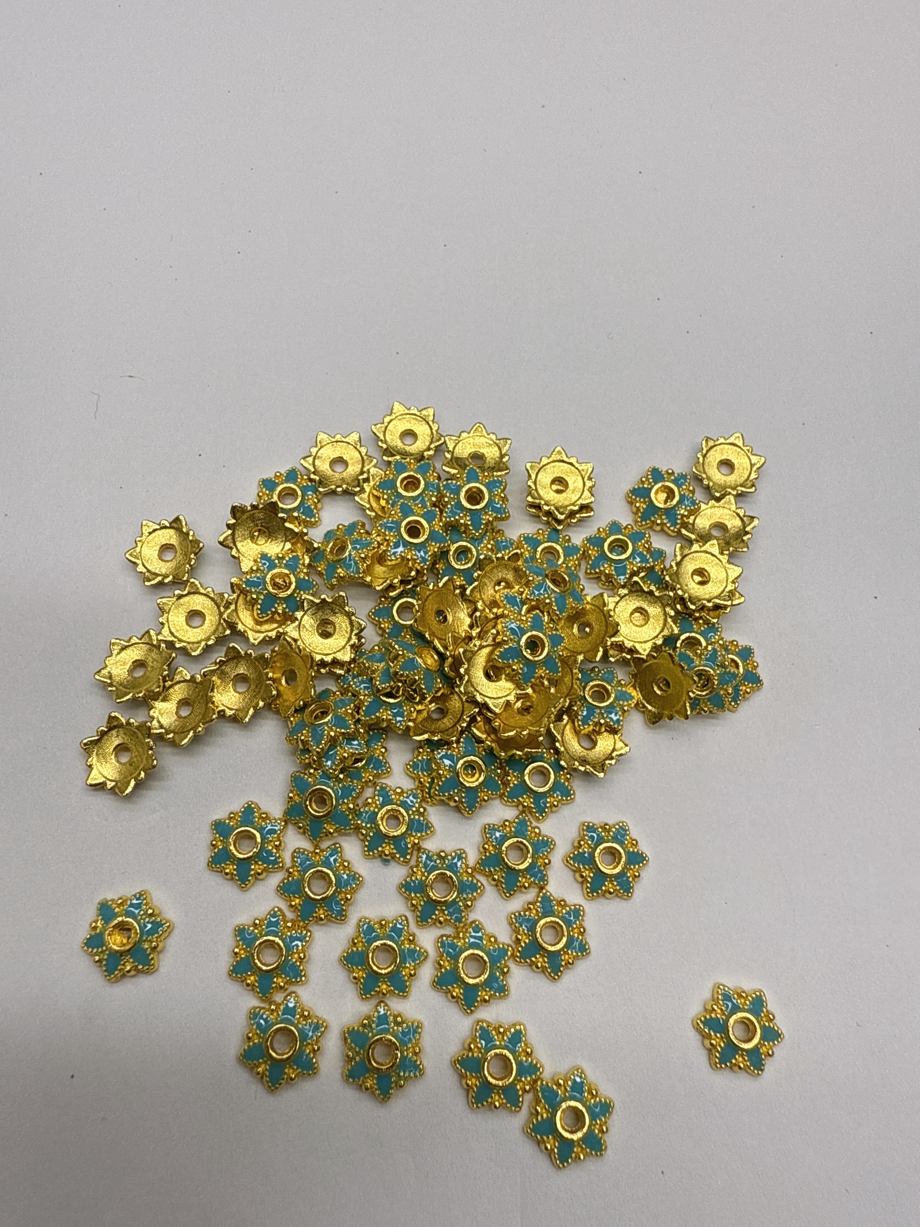 Handmade DIY colored oil drip pattern metal jewelry accessories Application Scenario