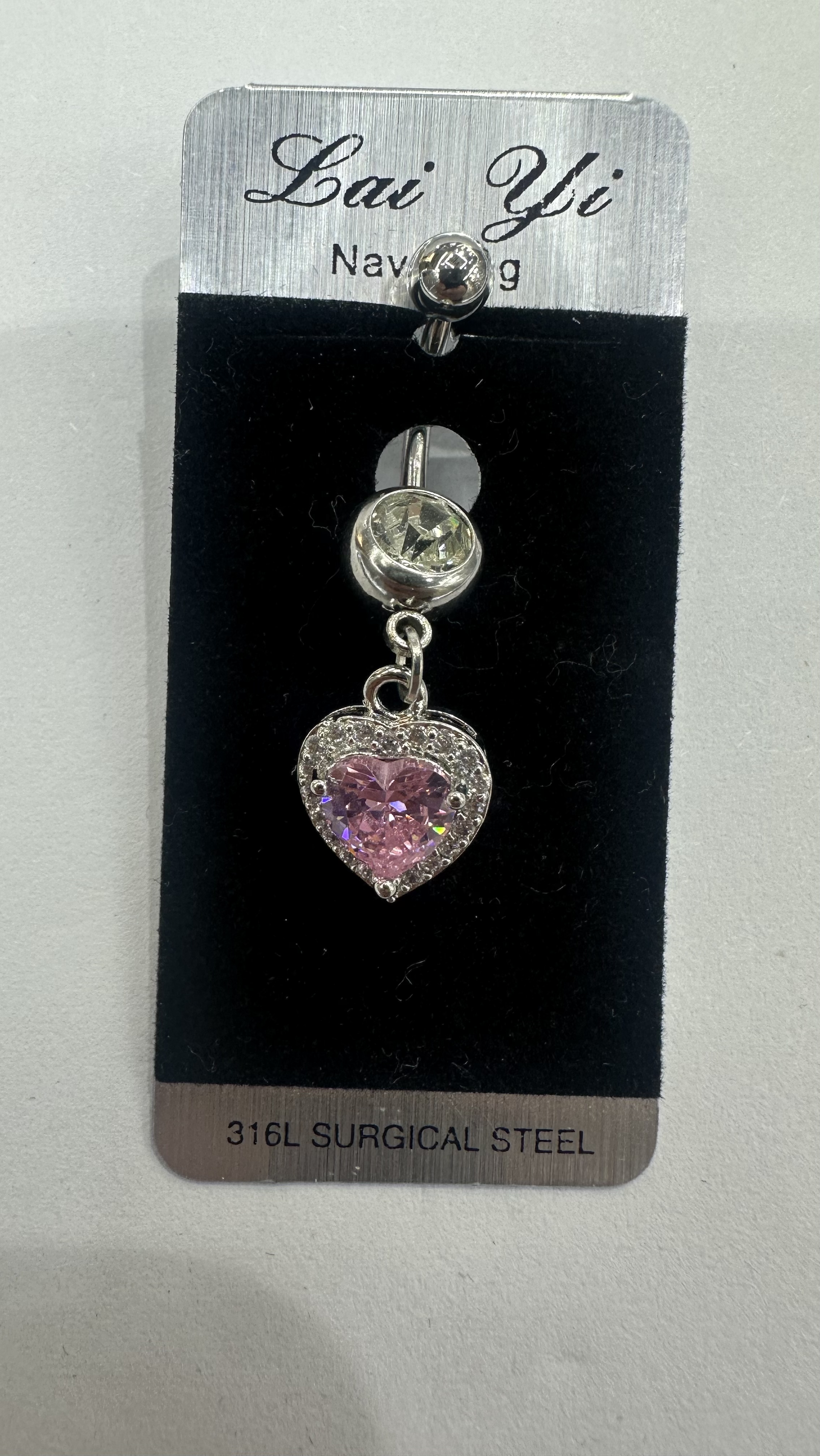 Amazon's best-selling accessories, South American, European and American, trendy and fashionable accessories, peach pink, navel buttons, piercings, trendy and fashionable accessories. details Picture