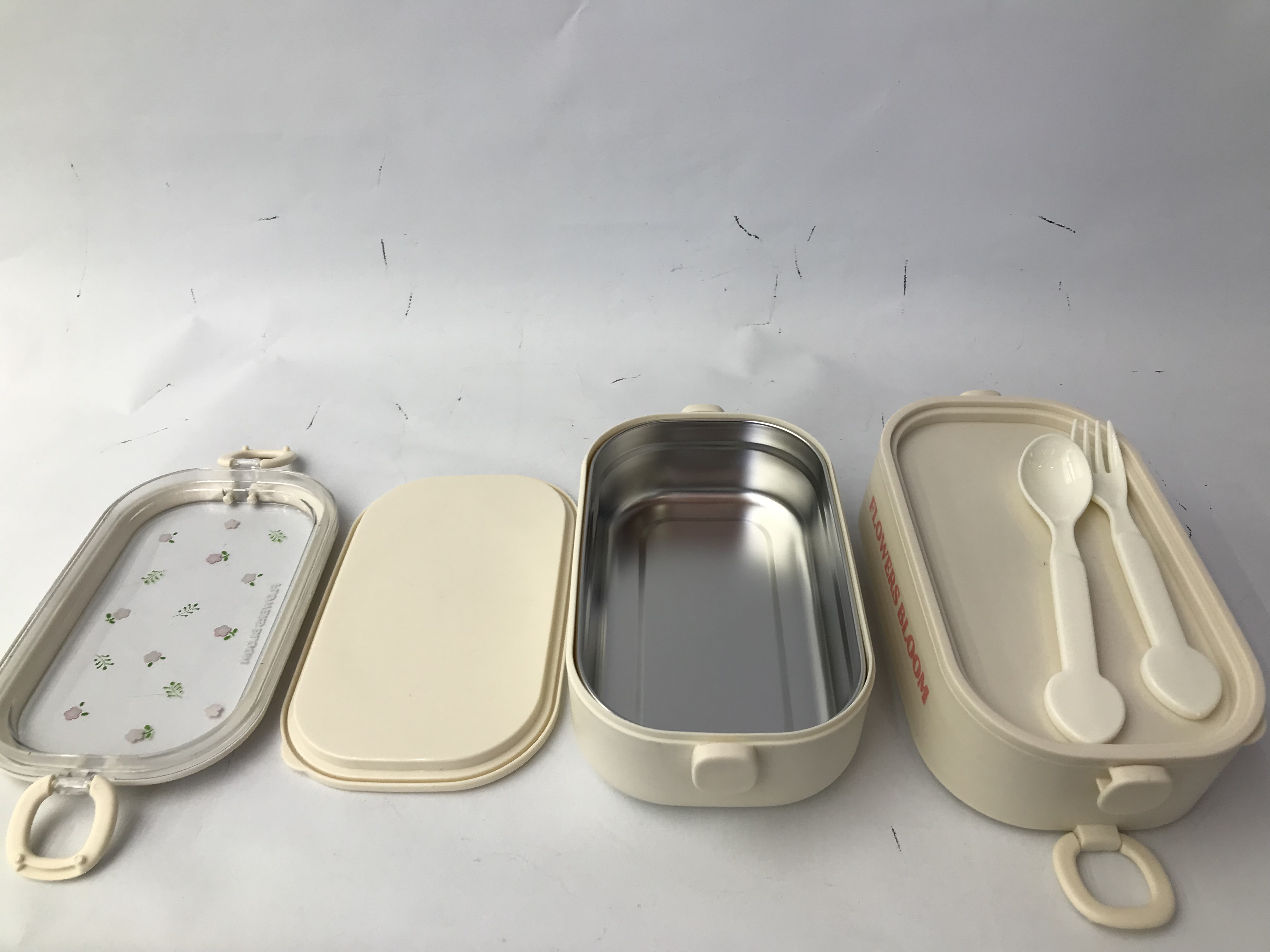 不锈钢保温饭盒 便当盒 饭餐盒 保温饭盒 便携式食品存储容器 适合学生上班族使用详情图2