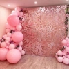 Decorative curtains, sequined wind-blown panels, background wall decorations, party/wedding decorative boards, air pumps details Picture