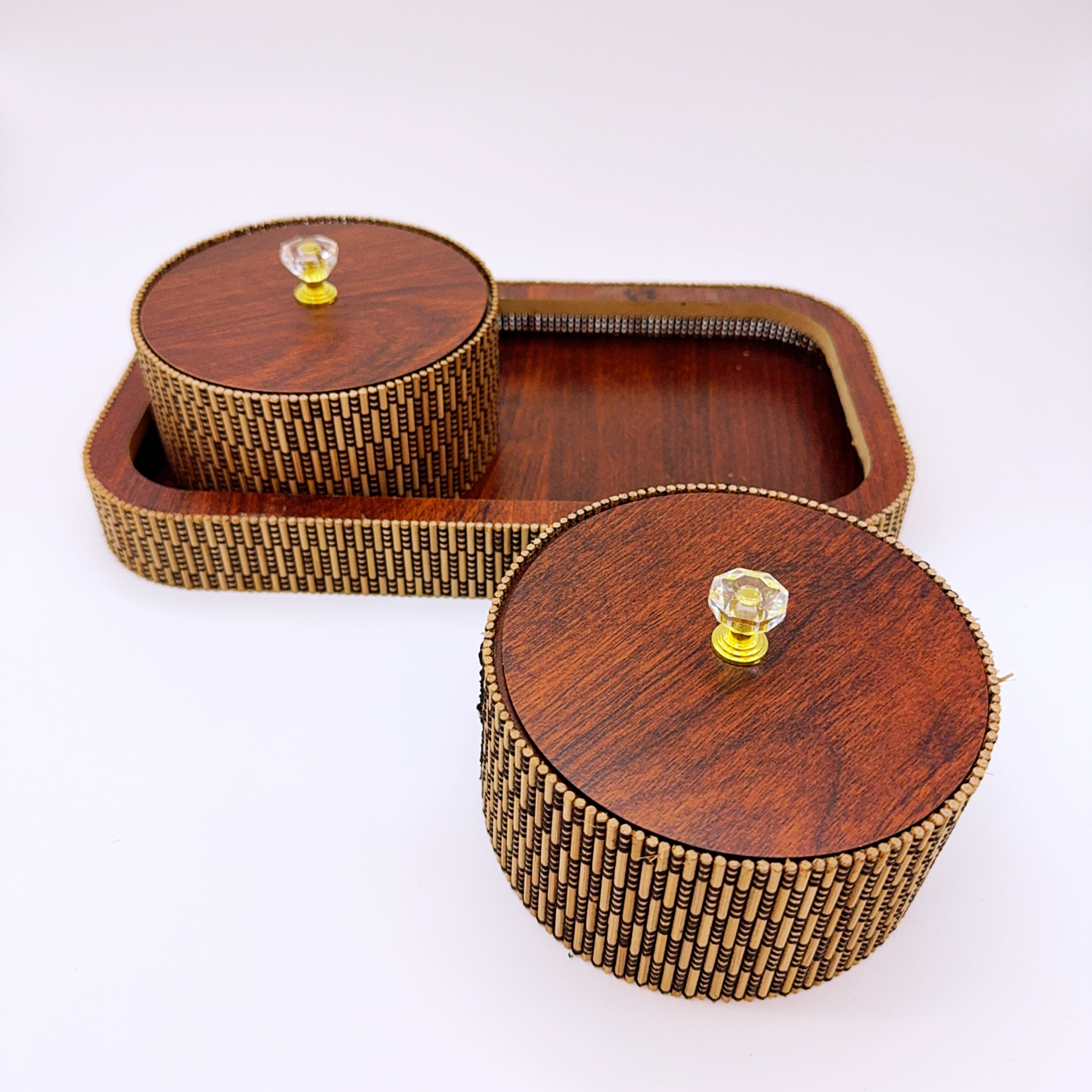 木质工艺品茶叶罐糖果罐木质收纳罐木制工艺品详情图5