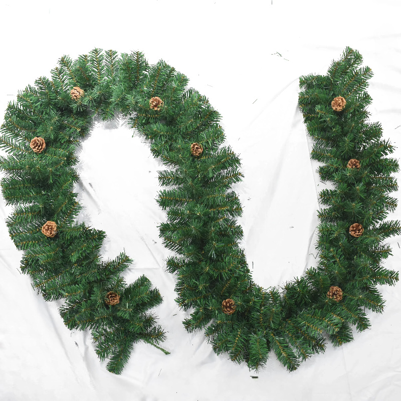 2025新款圣诞礼品摆件圣诞树裙风灯装饰藤条创意家居节日装饰品各种款式加红果松果植绒沾白pe松针材质详情图11