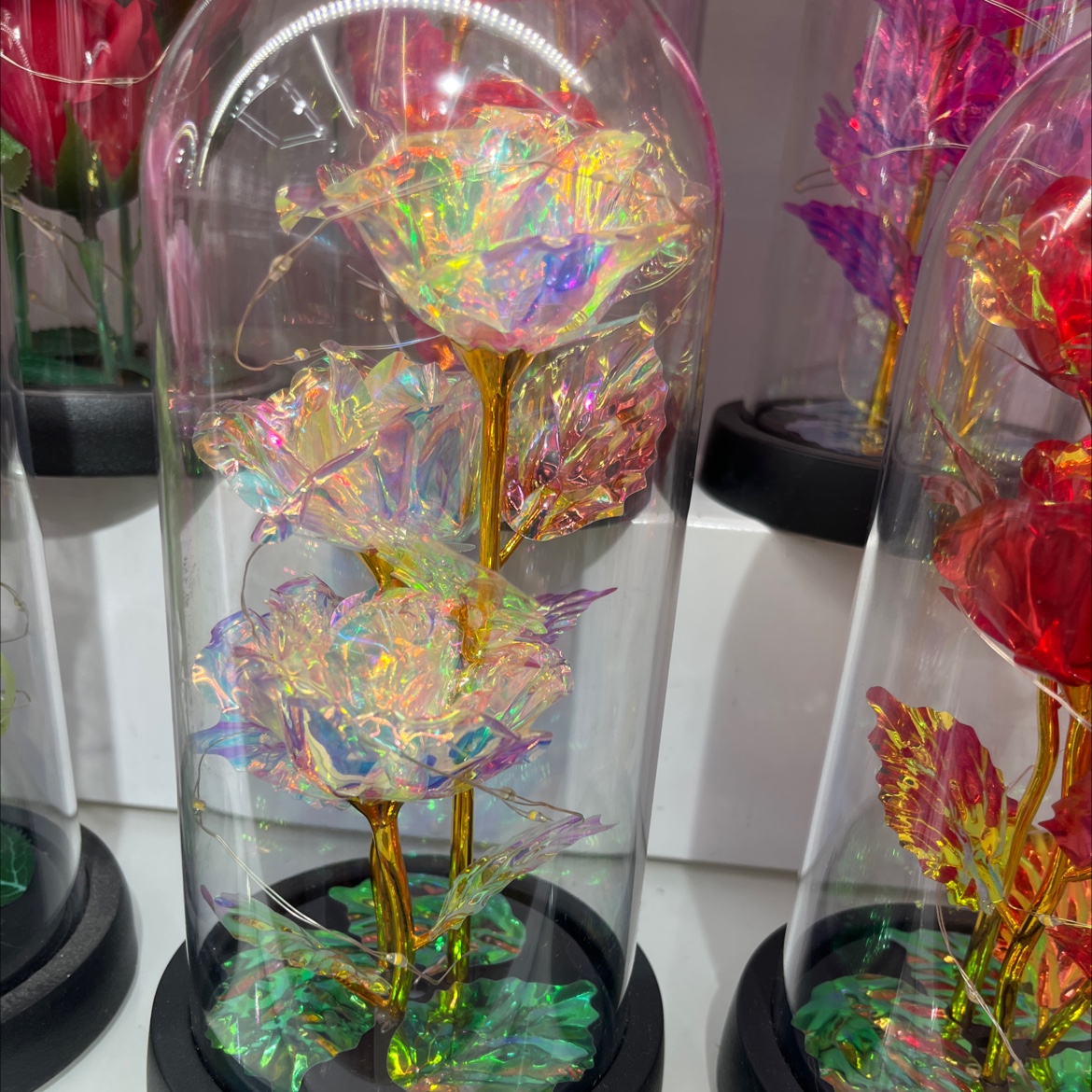 工艺配件玫瑰花￼装饰工艺花小花束礼盒产品图