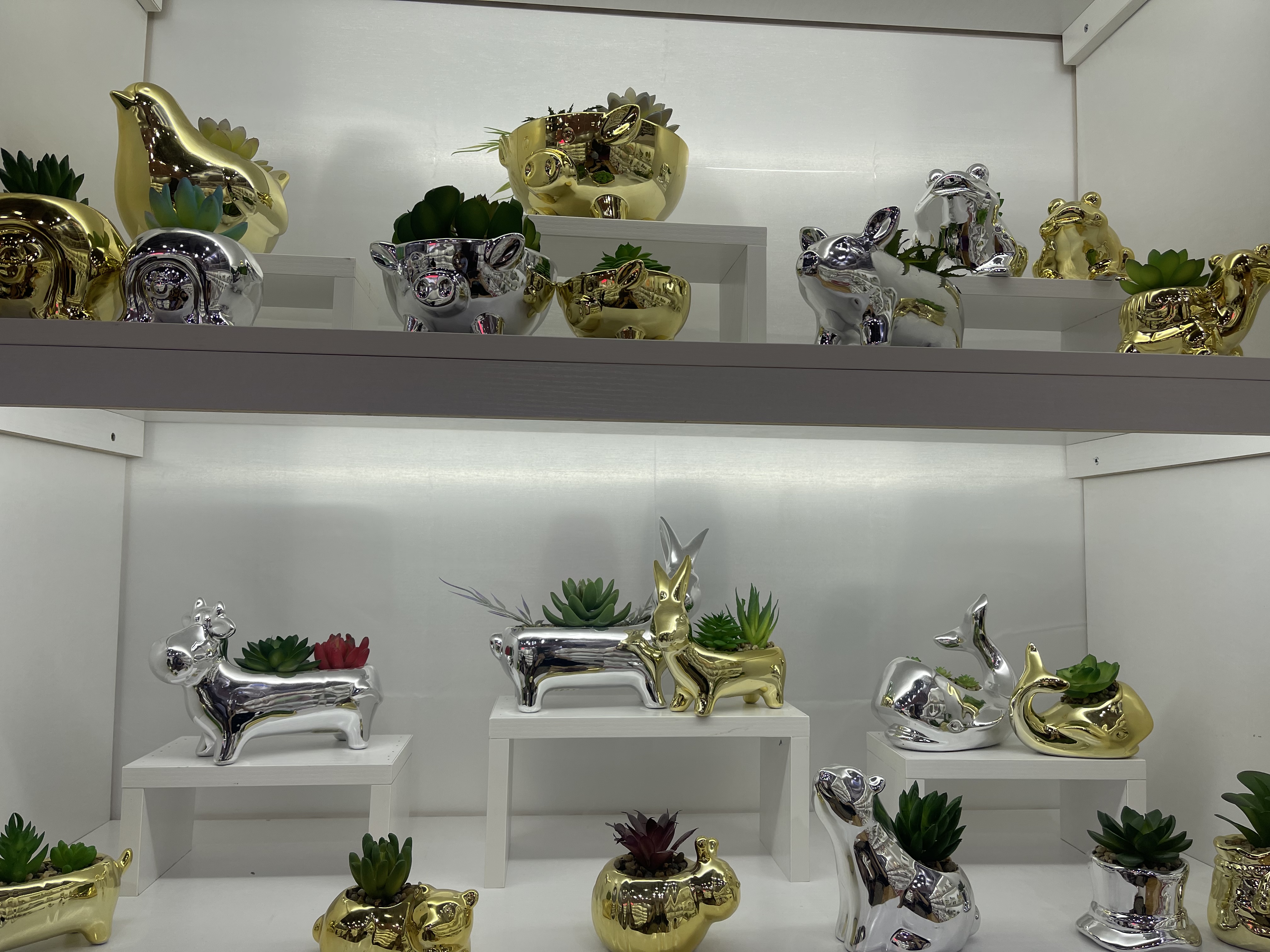 仿真塑料花盆室内种菜用 桌面摆件 花盆摆件 绿植装饰品 家居装饰品 环保耐用美观花盆摆件仿真塑料花盆室内桌面摆件种菜花盆细节图