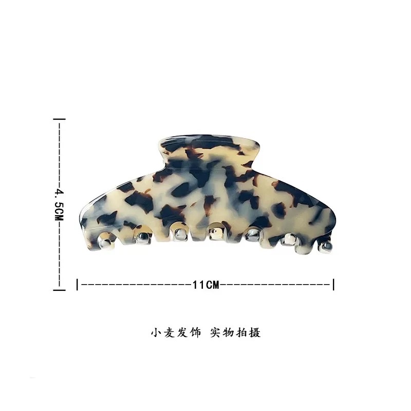 法国同版 亚历山大同款高端经典手工发夹欧美盘发抓夹鲨鱼夹头饰发夹抓夹发饰头饰产品图