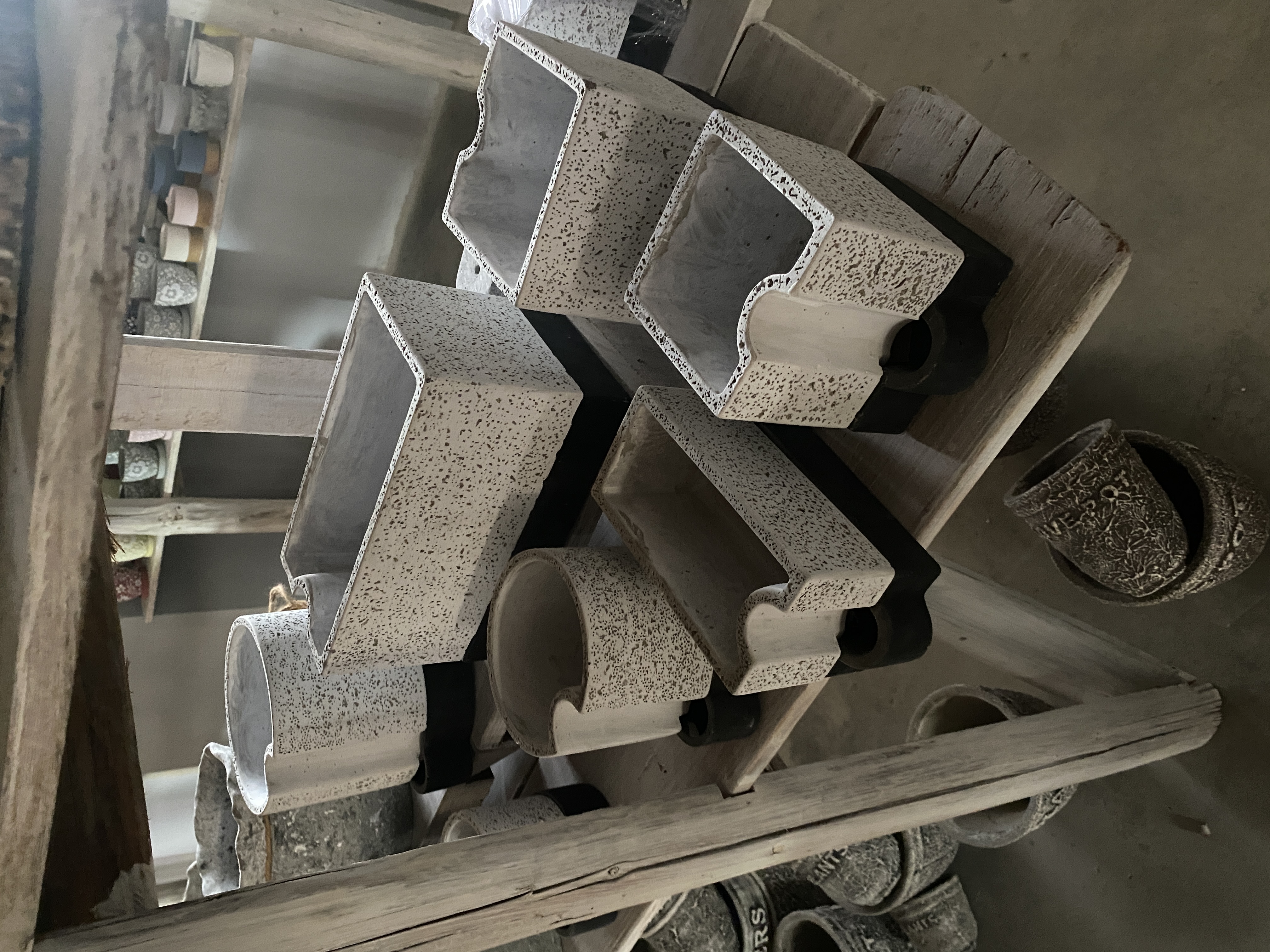 Senmil Home厂家直销外贸自吸水水泥花盆 花瓶花插 水泥工艺花盆 热销欧美 适合家居庭院种植插花水泥花盆水泥详情图8