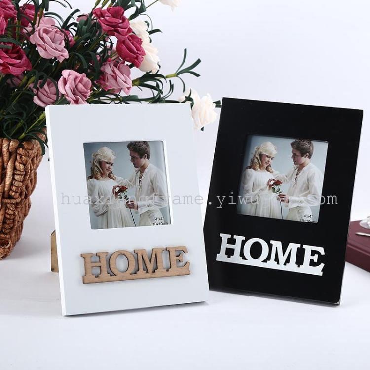 复古欧式MDF相框 创意桌面摆台 LOVE、HOME创意相框摆台相框详情图2
