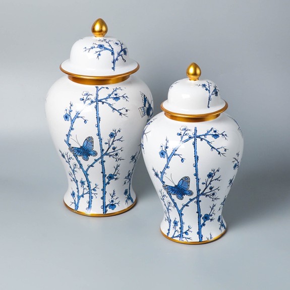 陶瓷花瓶 花瓶摆件 文昌塔摆件 铁艺烛台装饰品 传统工艺品收藏品