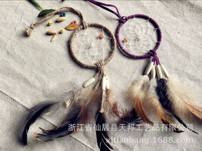印第安捕梦网dreamcatcher家居生日礼物厂家批发DC4034一件代发细节图