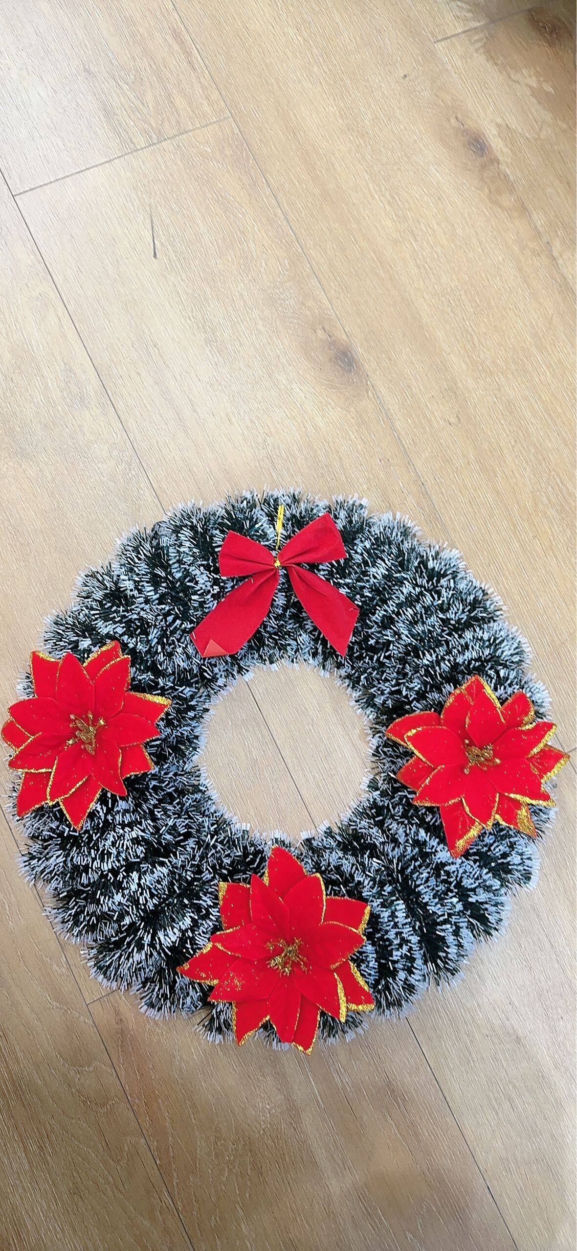 圣诞树类装饰品套装 圣诞袜发卡松针挂饰 精致圣诞树饰品增添节日气氛白底实物图