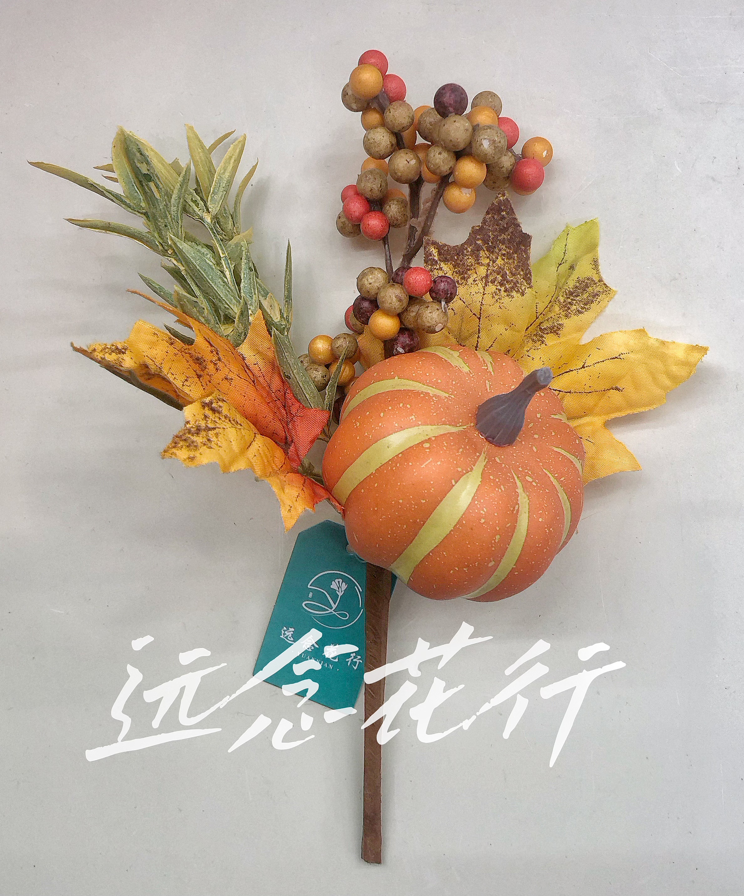 【远念花行】仿真果实南瓜手札万圣节装饰围墙布置