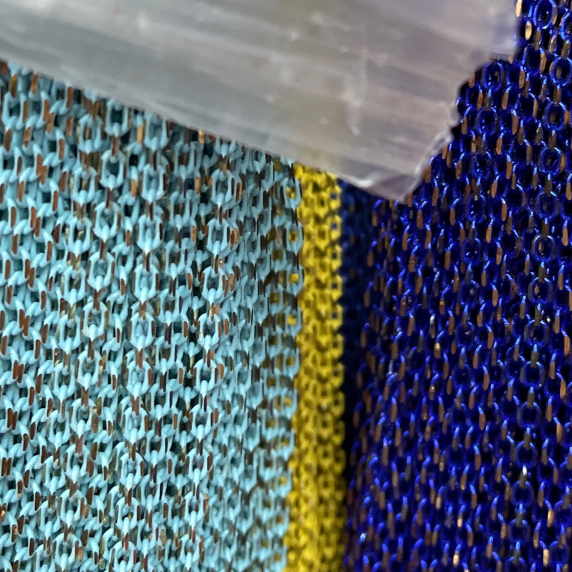 245Sa4Dc 彩色 十字批花彩链 饰品细节图