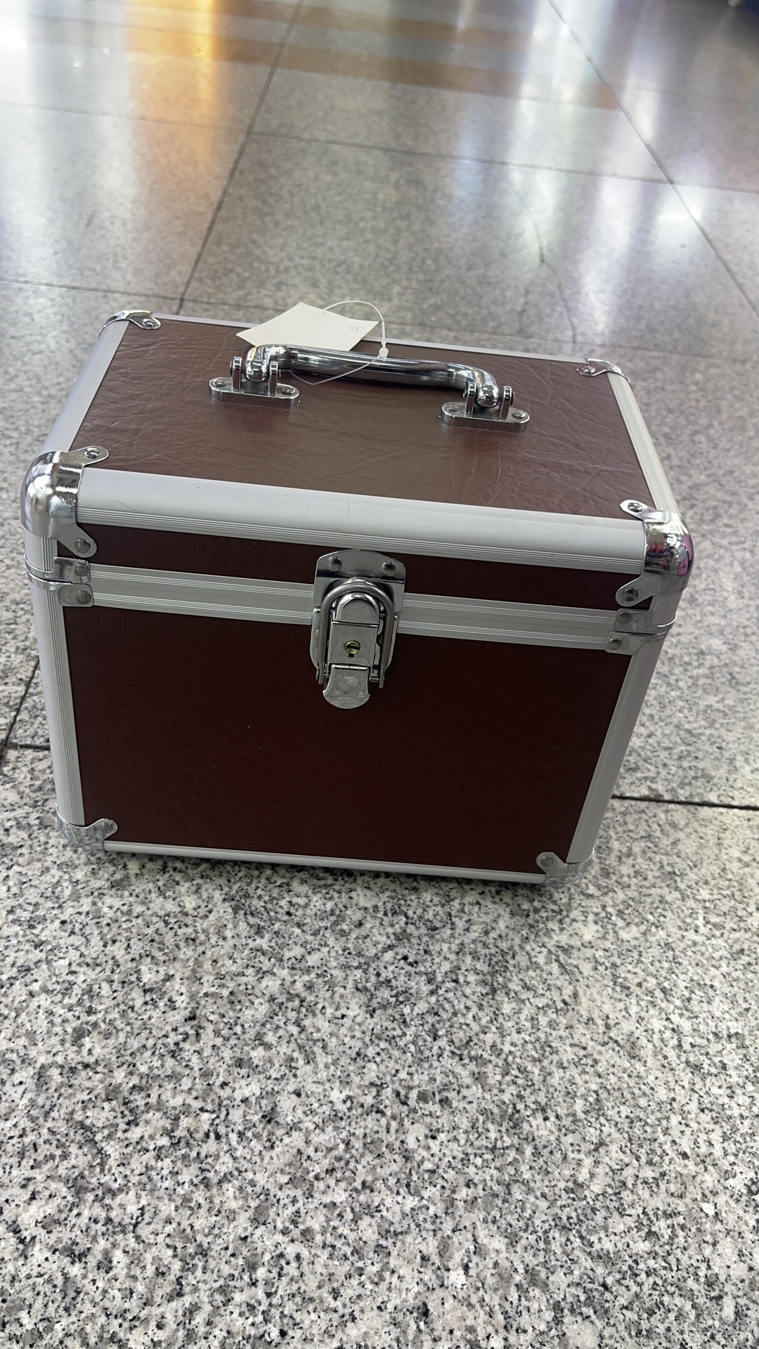 铝合金珠宝首饰盒化妆箱收纳箱礼品盒跟妆工具箱详情图2