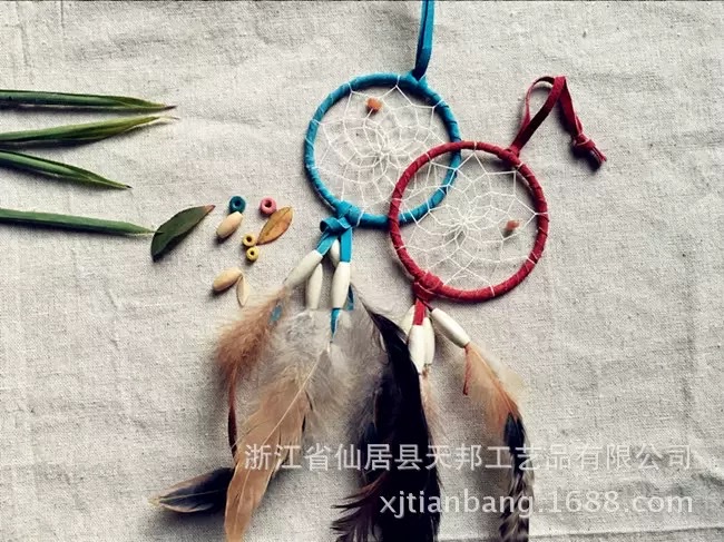 印第安捕梦网dreamcatcher家居生日礼物厂家批发DC4034一件代发产品图