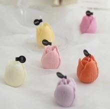 Instagram photo props, Christmas tree scented candles, hand-painted bows, bear candles, festival birthday gifts, full of atmosphere, gift in stock, direct delivery Item Picture