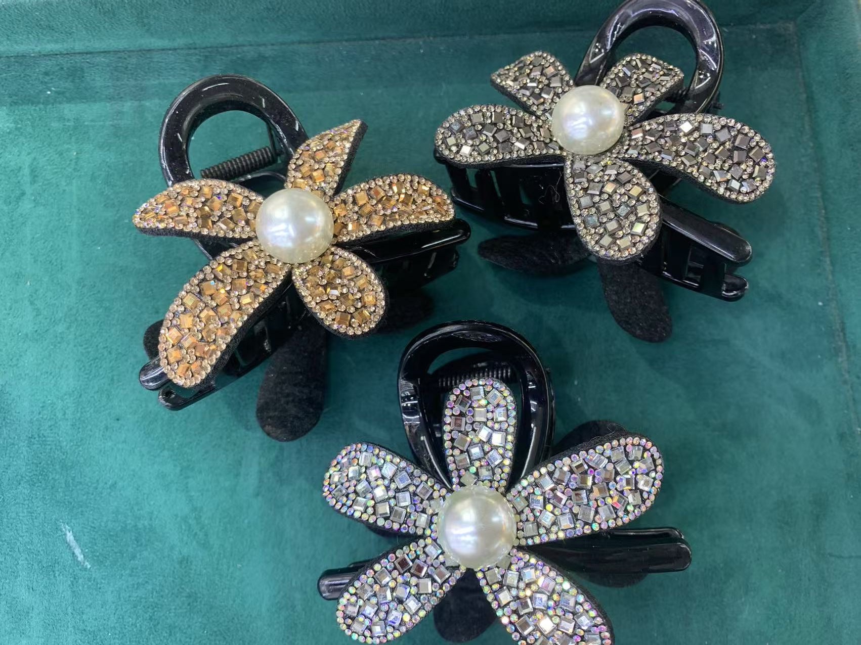 Bow design hair clip, grab clip headwear, simple and fashionable ladies' hair accessory, hair care decoration, exquisite and durable grab clip detail image 2