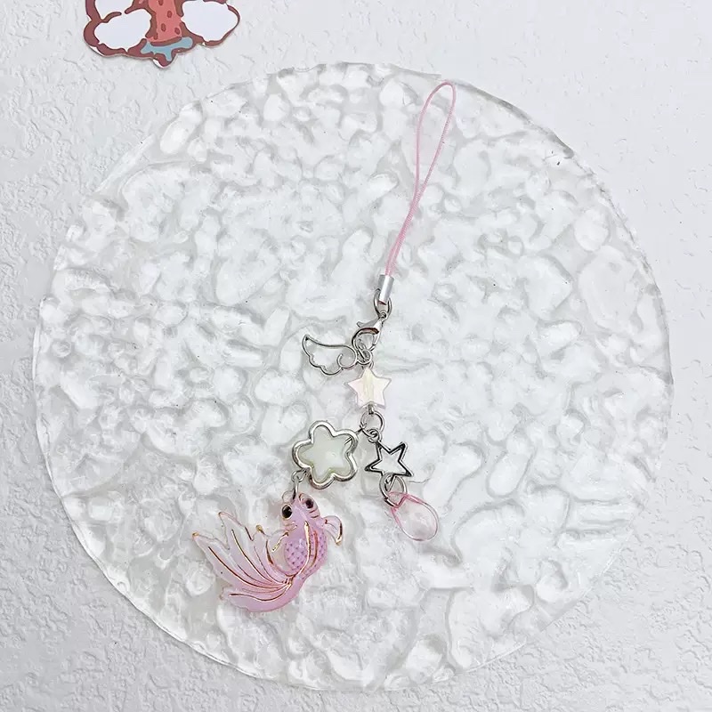 Koi Star beaded mobile phone chain pendant, car and bag all-in-one pendant detail image 9