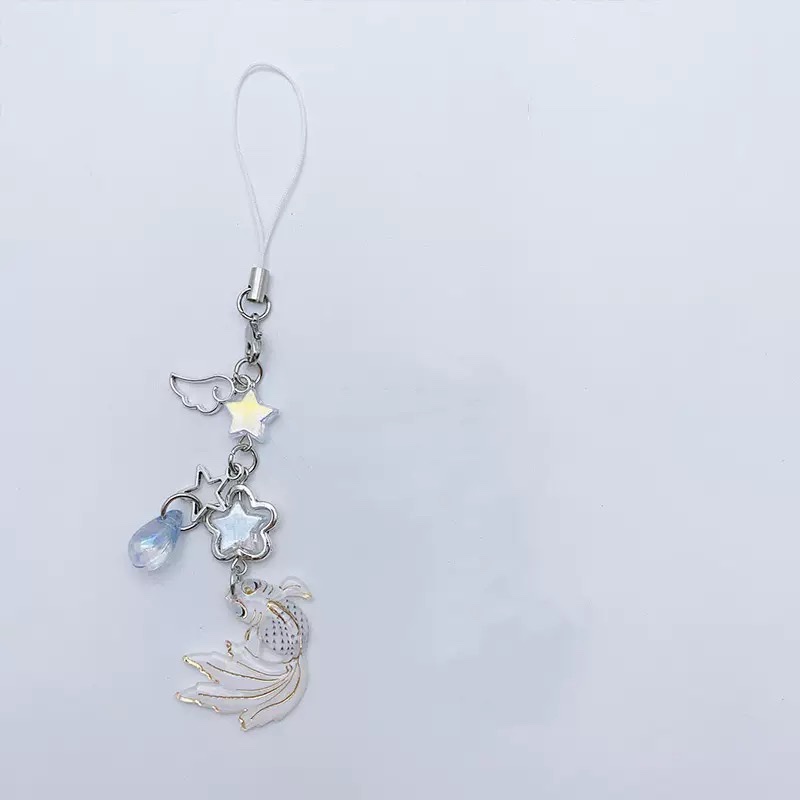 Koi Star beaded mobile phone chain pendant, car and bag all-in-one pendant detail image 11
