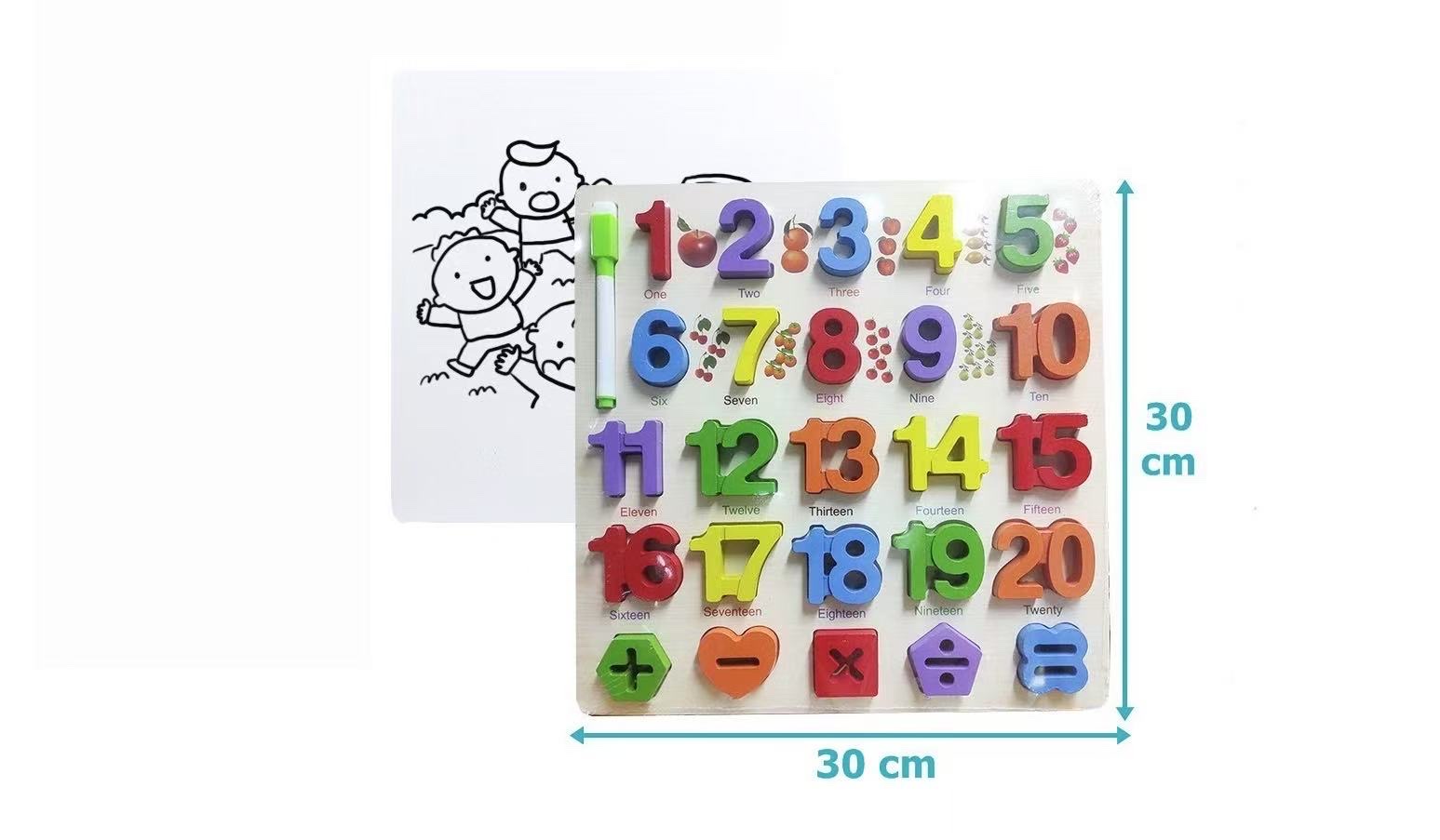 儿童益智玩具农场拼图形状配对积木制早教宝宝拼图玩具套装拼图木质拼图儿童玩具详情图3