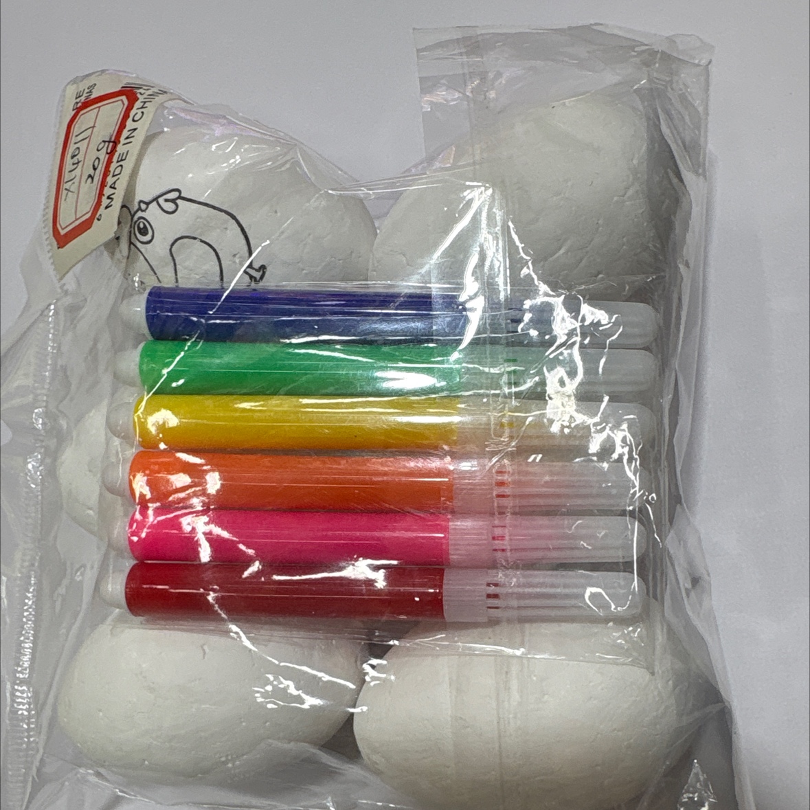 彩蛋diy儿童手工制作 复活节上色鸡蛋玩具仿真手绘画画涂鸦涂色幼儿园礼品产品图