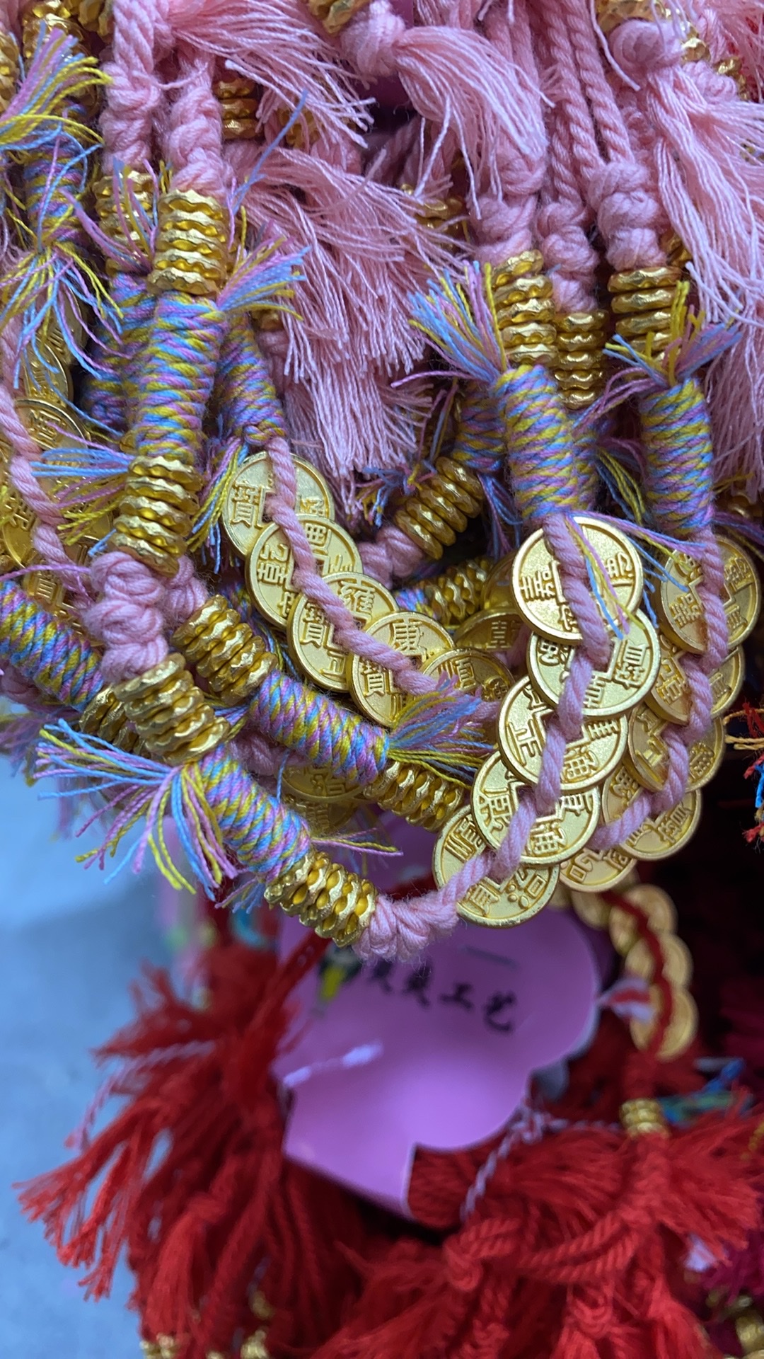 星月菩提合香珠手串 佛珠手链 菩提根手串 佛教念珠 修行禅定佛珠手串，红绳编织手链