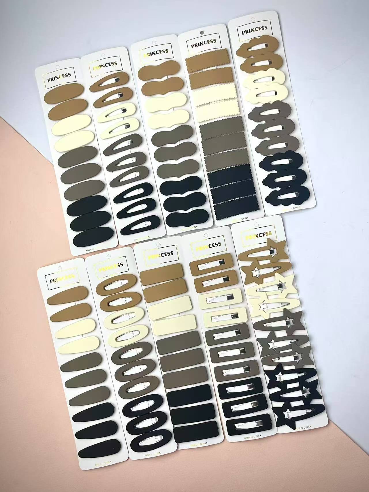 儿童夏季可爱发夹 发饰女童夏季潮流发卡 精美戒指套装盒附赠