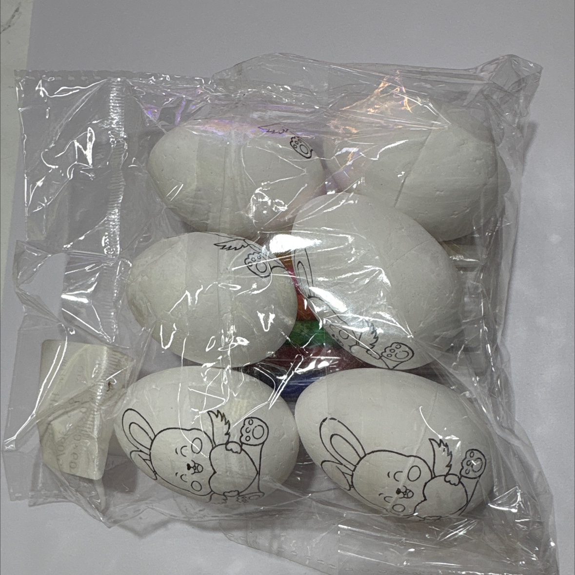 彩蛋diy儿童手工制作 复活节上色鸡蛋玩具仿真手绘画画涂鸦涂色幼儿园礼品细节图