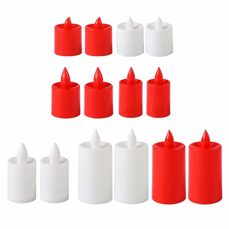 Atmosphere electronic small candles, electric candles, Buddhist products, electronic candle lamps for Buddha offerings, lotus lamps, lotus lamps