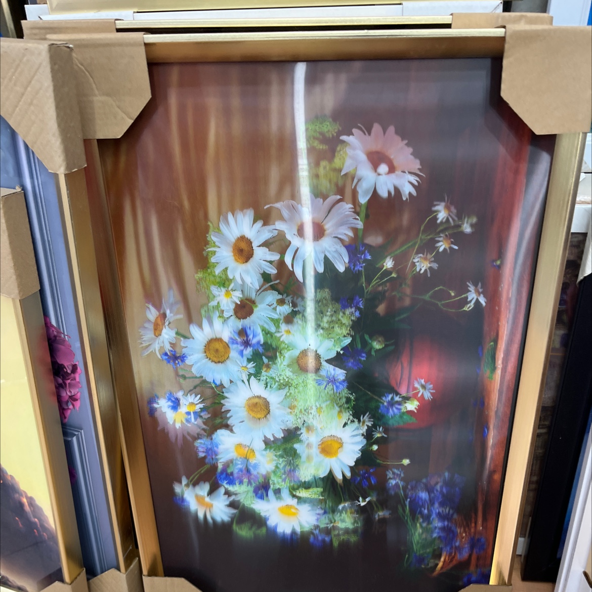 菊花，精品装饰画，沙发背景画