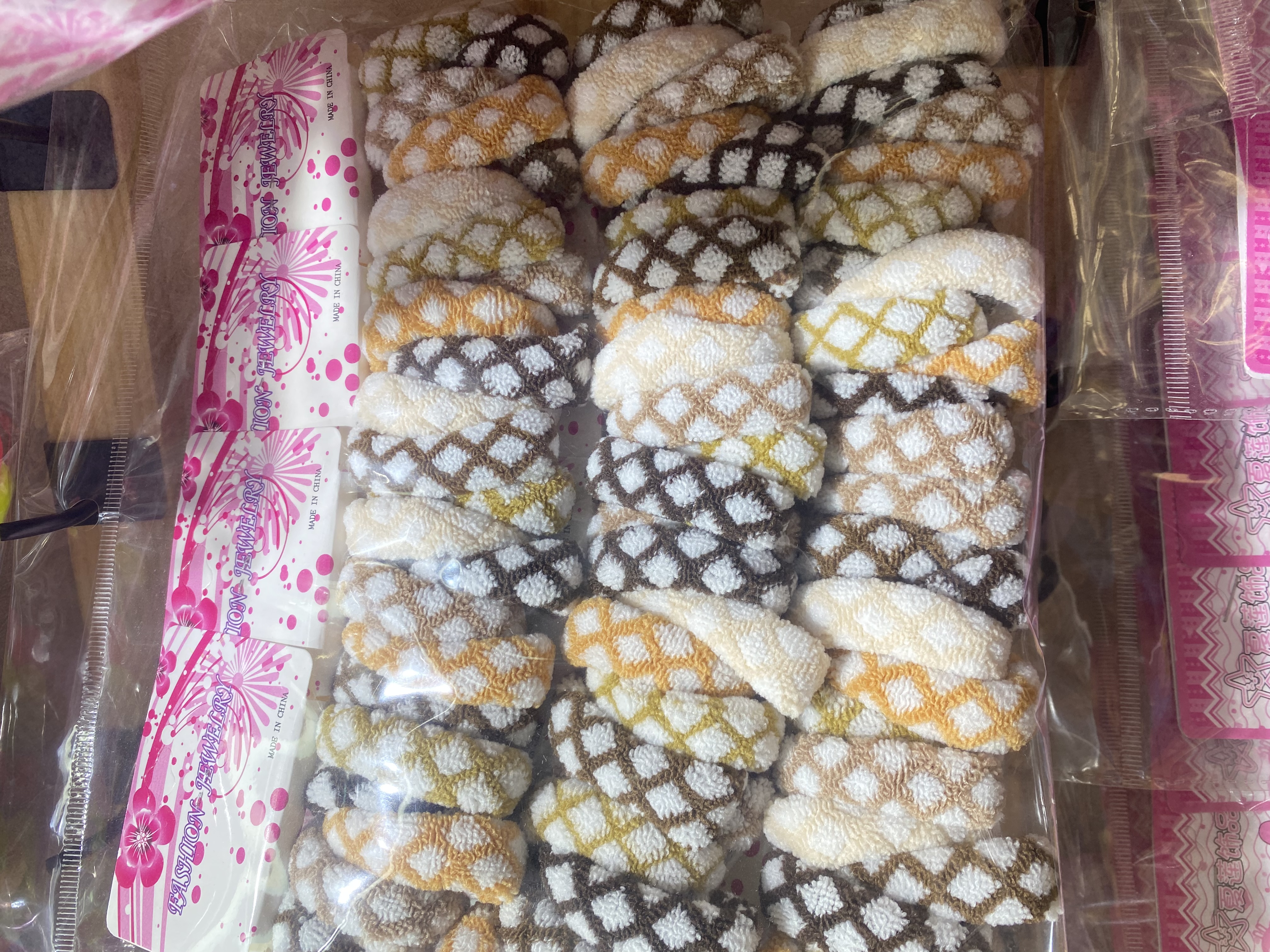 韩版女士无接缝头绳 发饰发圈套装 透明蓝手圈时尚发饰 简约耐用不伤发质头绳发饰发圈详情图2