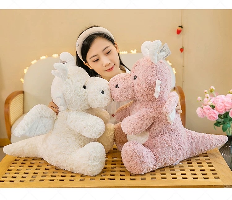 绿色小飞龙公仔毛绒玩具布娃娃玩偶恐龙抱枕坐姿男生款龙年吉祥物公仔详情图7