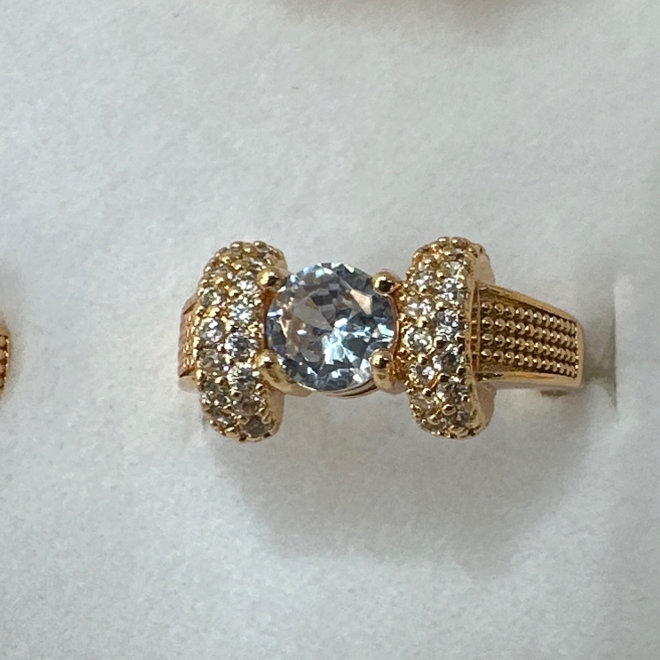 铜锆石镶嵌 男女款情侣对戒 简约时尚耐磨饰品戒指