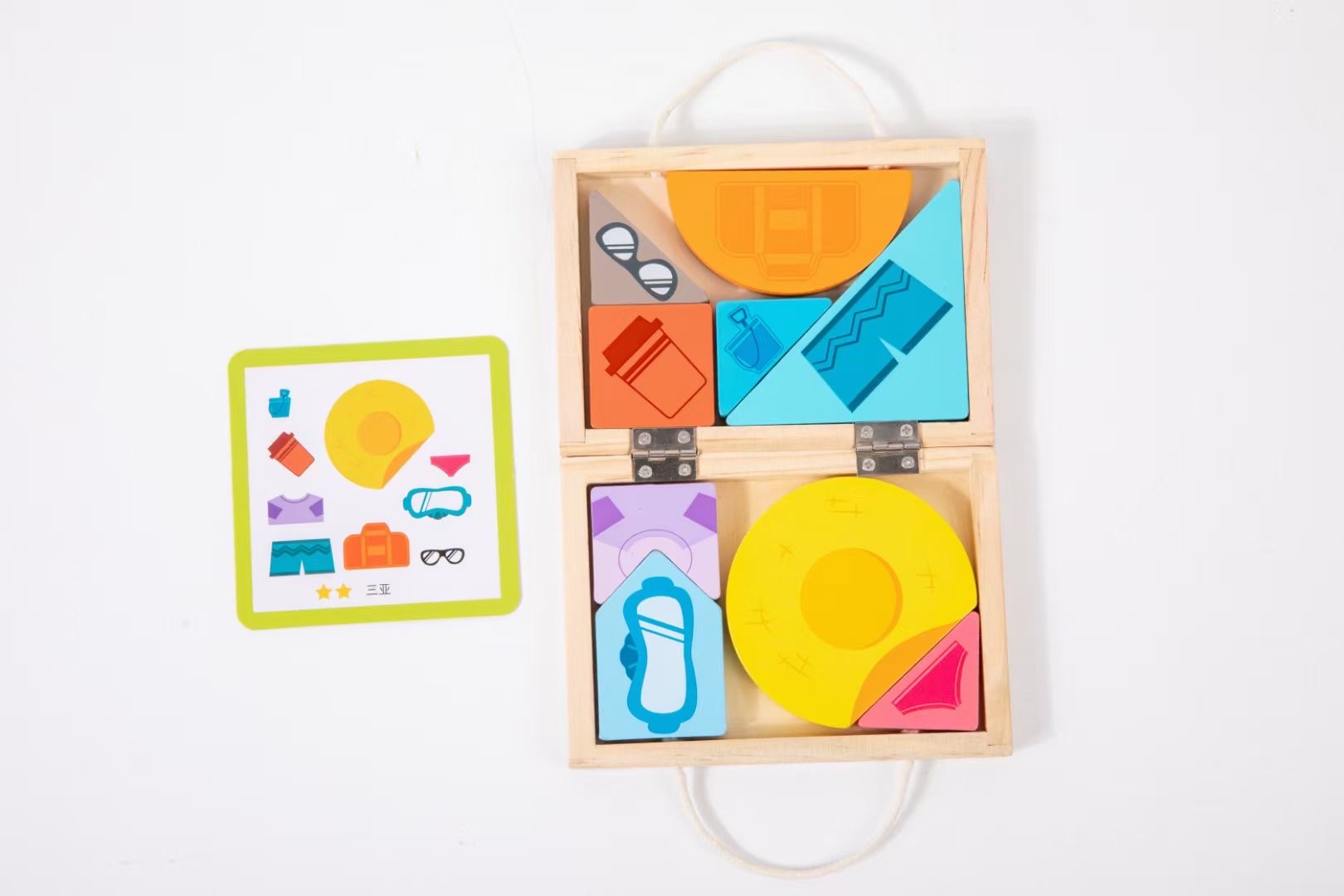 木质玩具儿童玩具益智积木套装 创意拼装乐高积木 玩乐学习两不误儿童玩具积木详情图3