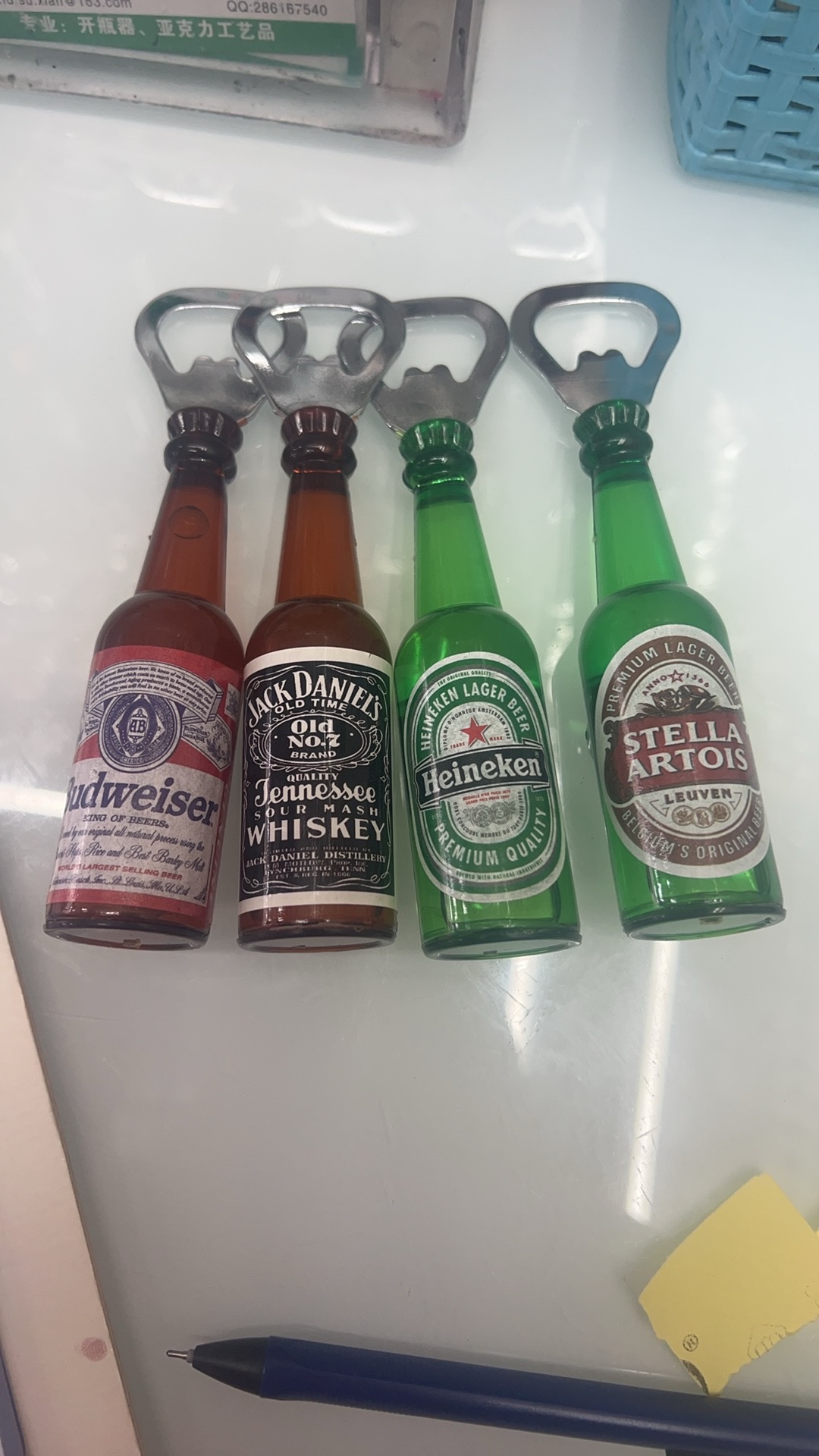 萌粒品牌儿童玩具车载摆件 树脂冰箱贴创意卡通造型安全无毒环保车内装饰品商标开瓶器产品图